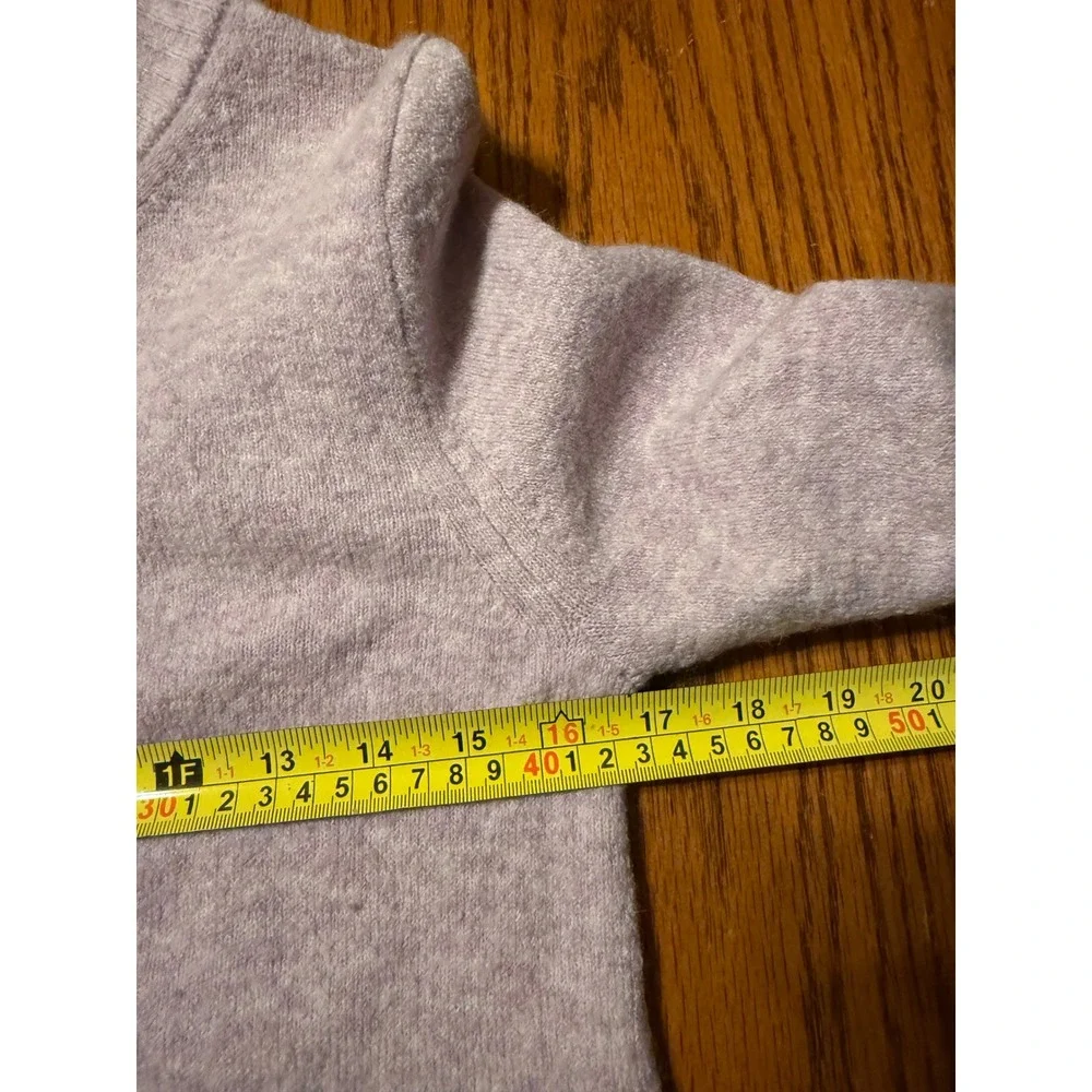 J. Crew Lavender‎ Merino Wool Alpaca Blend Crewneck Sweater Size Small
